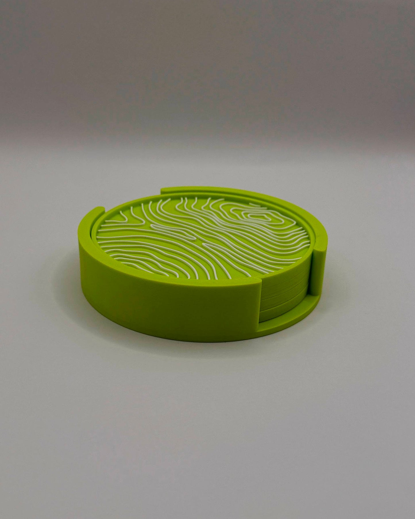 Topographic / Depth Map Coaster Set