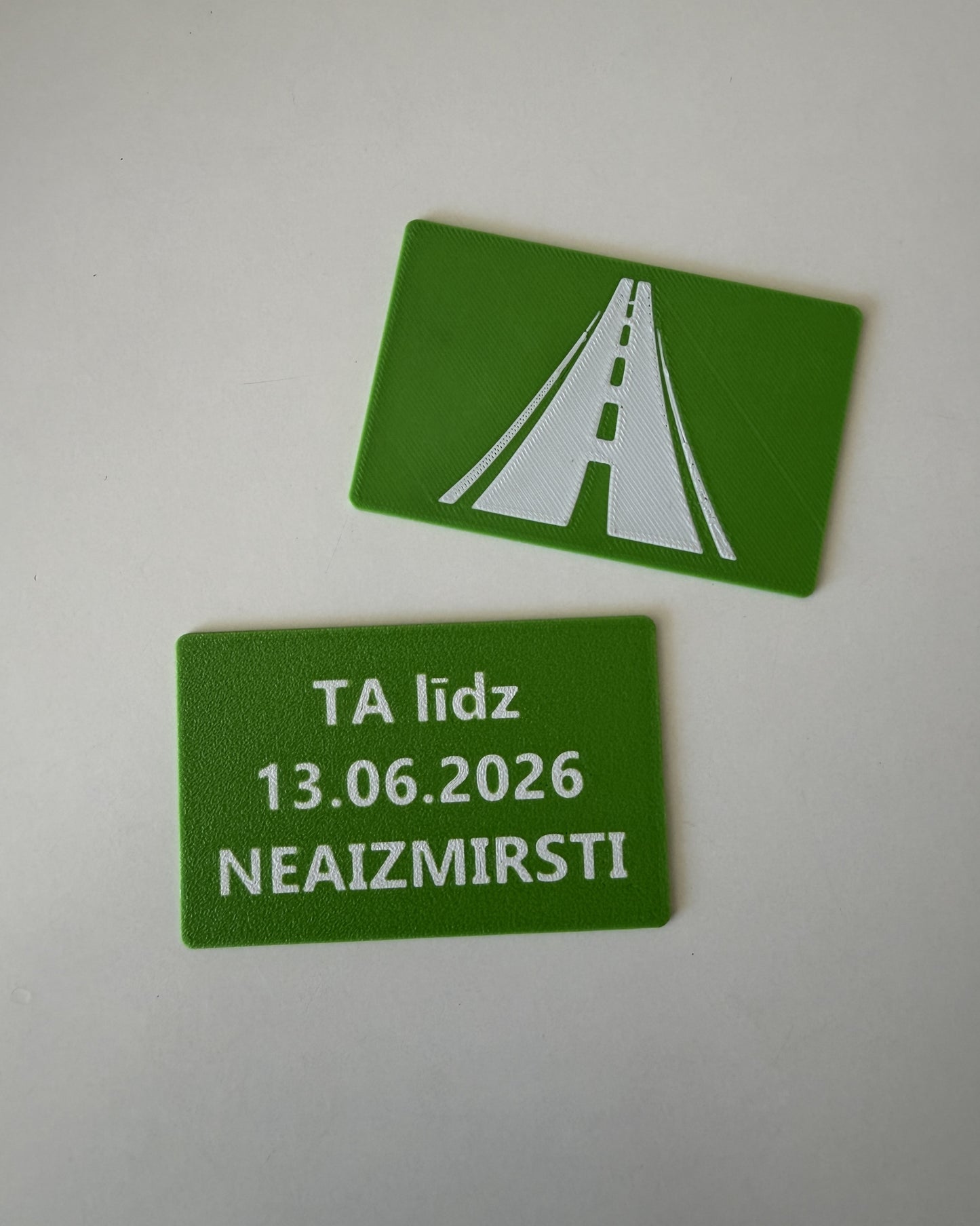 Technical Inspection Reminder Card